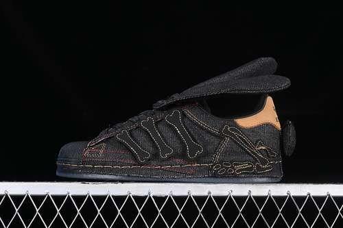 【390】[IG9632]-[MELTING SADNESS X SUPERSTAR HALLOWEEN CORE BLACK/BROWN/CORE BLACK]-[UNISEX:35.5-45]