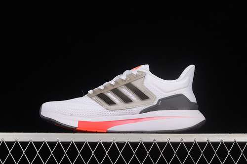 【300】[H00511]-[EQ21 RUNNING SHOES WHITE/BLACK/GREY]-[WOMAN:36-39]-[MAN:40-45]