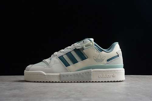【280】[GX4548]-[FORUM 84 LOW WHITE/LIGHT GREEN/DARK GREEN]-[WOMAN:36-39]-[MAN:40-45]