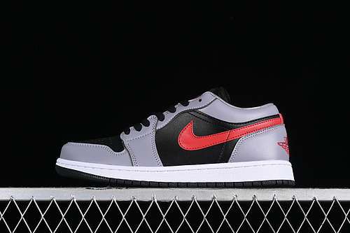 【260】[FZ4183-002]-[AIR JORDAN 1 LOW GREY/BLACK/RED]-[WOMAN:36-39]-[MAN:40-46]