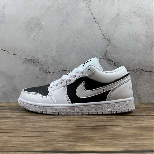 【290】[DC0774-100]-[AIR JORDAN 1 LOW PANDA WHITE/WHITE/BLACK]-[WOMAN:35.5-39]-[MAN:40-46]