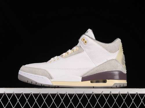 【340】[DH3434-110]-[A MA MANIÉRE X WMNS AIR JORDAN 3 RETRO SP WHITE/MEDIUM GREY/VIOLET ORE]-[40-46]