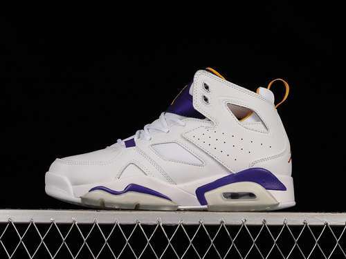 【360】[DC7329-105]-[JORDAN FLIGHT CLUB 91 LAKERS WHITE/COURT PURPLE/UNIVERSITY GOLD]-[UNISEX:36-46]