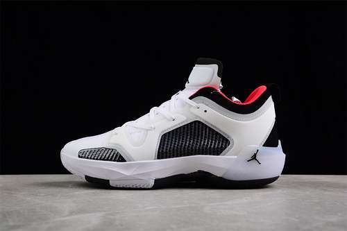 【340】[DQ4123-100]-[JORDAN AIR JORDAN 37 XXXVⅠⅠ WHITE/BLACK/RED]-[MAN:39-46]