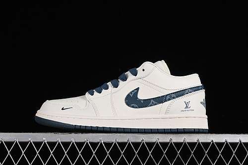 【360】[WG8850-005]-[AIR JORDAN 1 LOW L*V OFF WHITE/BLUE]-[WOMAN:36-39]-[MAN:40-45]