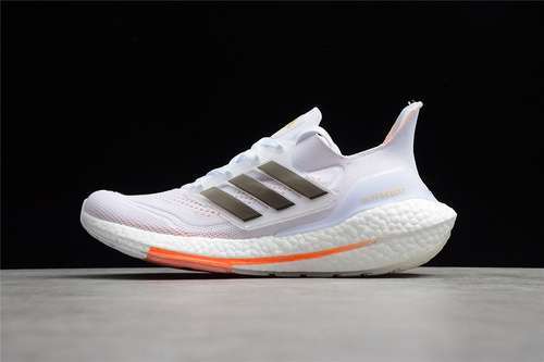 【300】[S23840]-[ULTRABOOST 21 SHOES CLOUD WHITE/CORE BLACK/SOLAR RED]-[WOMAN:36-39]-[MAN:40-45]