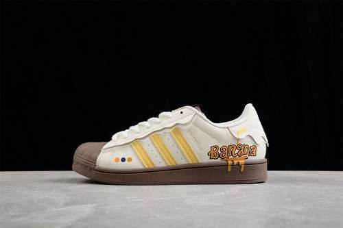 【240】[GW4441]-[SUPERSTAR SHOES CREAMY WHITE/BROWN/BLACK]-[WOMAN:35-39]-[MAN:40-44]