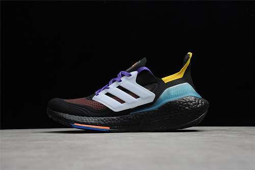 【300】[S23870]-[ULTRABOOST 21 SHOES CORE BLACK/CLOUD WHITE/PULSE AQUA]-[WOMAN:36-39]-[MAN:40-45]