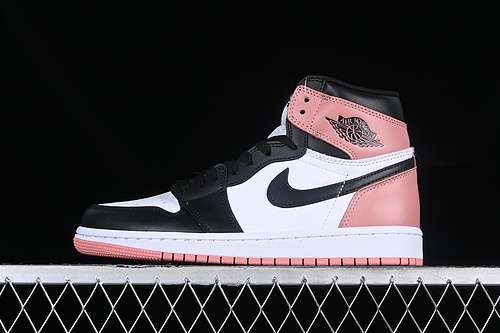【360】[861428-101]-[AIR JORDAN 1 RETRO HIGH NRG WHITE/RUST PINK-BLACK]-[WOMAN:36-39]-[MAN:40-47.5]