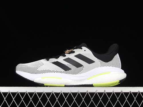 【280】[GX5472]-[SOLARGLIDE 5 SHOES CLOUD WHITE/CORE BLACK/PULSE LIME]-[MAN:39-45]