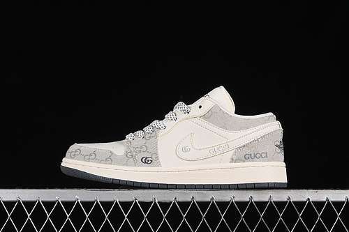 【360】[DM5688-101]-[AIR JORDAN 1 LOW WHITE/GREY]-[WOMAN:36-39]-[MAN:40-45]