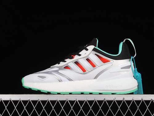 【280】[GX1205]-[MARVEL X ZX 2K BOOST GAMORA SILVER METALLIC/CLOUD WHITE/SCARLET]-[UNISEX:36-45]