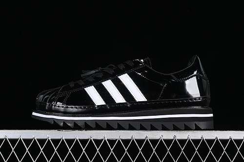 【400】[IH5953]-[SUPERSTAR CLOT BY EDISON CHEN BLACK CORE BLACK/CLOUD WHITE/CORE BLACK]-[UNISEX:35-45]