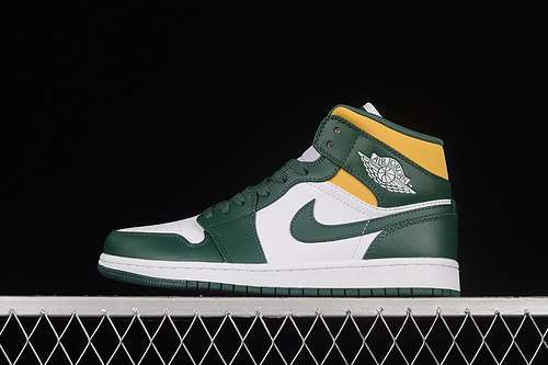 【340】[554724-371]-[AIR JORDAN 1 MID GREEN/YELLOW/WHITE]-[MAN:40-46]