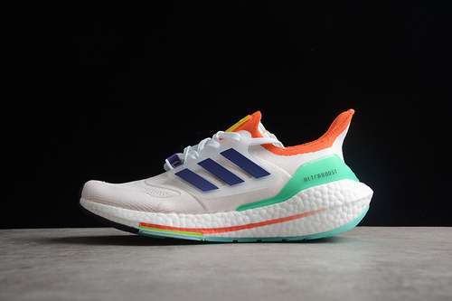 【320】[GY8688]-[ULTRABOOST 22 SHOES CRYSTAL WHITE/LEGACY INDIGO/TURBO]-[WOMAN:36-39]-[MAN:40-45]