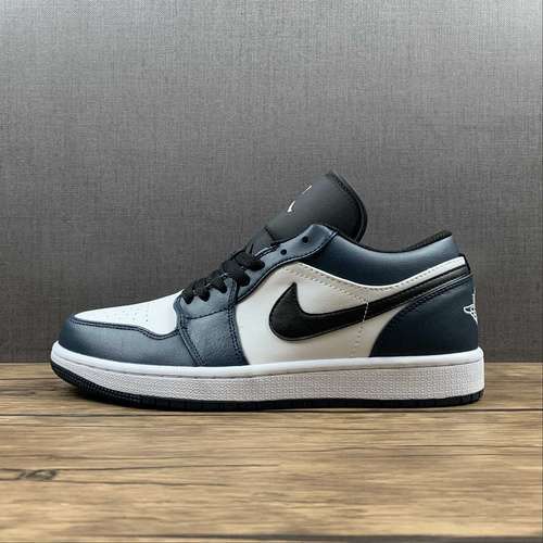 【280】[553558-411]-[AIR JORDAN 1 LOW WHITE/DARK TEAL/BLACK]-[WOMAN:36-39]-[MAN:40-46]
