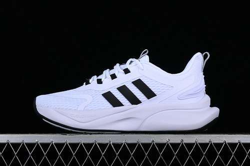 【280】[HP6638]-[ADIDAS ALPHABOUNCE+ CLOUD WHITE/BLACK]-[MAN:40-45]
