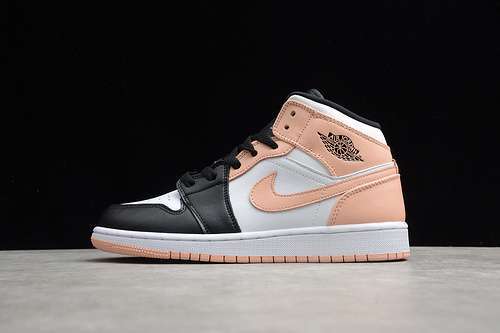 【260】[554725-133]-[AIR JORDAN 1 MID CRIMSON TINT WHITE/BLACK/PINK]-[WOMAN:36-39]-[MAN:40-47]