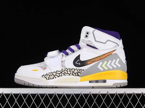 【360】[AV3922-157]-[AIR JORDAN LEGACY 312 LAKERS WHITE/FIELD PURPLE-AMARILLO]-[UNSIEX:36-46]