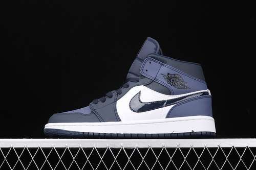 [554724-445]-[AIR JORDAN 1 MID OBSIDIAN/SANDED PURPLE-WHITE]-[WOMAN:36-39]-[MAN:40-46]-[OG00156]