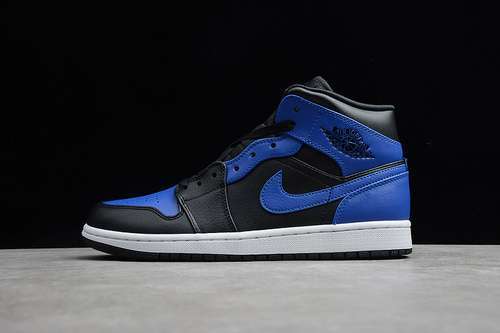 【360】[554724-007]-[CJ AIR JORDAN 1 MID GAME ROYAL BLACK/METALLIC PLATINUM-GAME ROYAL]-[MAN:40-46]