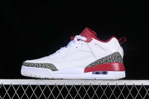 【360】[FQ1579-126]-[JORDAN SPIZIKE LOW WHITE/RED/GREY]-[WOMAN:36-39]-[MAN:40-47.5]