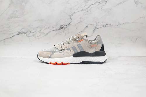 【300】[DB3361]-[NITE JOGGER SHOES GREY TWO/MULTI SOLID GREY/SOLAR ORANGE]-[WOMAN:36-39]-[MAN:40-45]