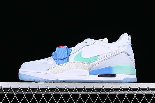 【280】[FN8896-131]-[AIR JORDAN LEGACY 312 LOW WHITE/GREN/BLUE/GOLD]-[WOMAN:36-39]-[MAN:40-46]