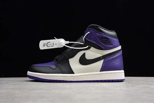 [555088-501]-[CJ AIR JORDAN 1 RETRO HIGH OG COURT PURPLE/BLACK-SAIL]-[MAN:40-46]