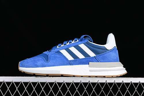 【270】[F36882]-[ZX500 RM BOOST WHOITE/BLUE/GREY]-[WOMAN:36-39]-[MAN:40-45]