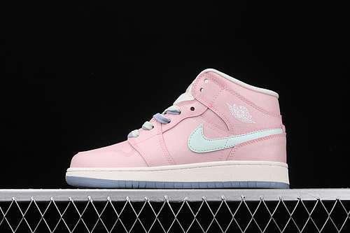 [555112-600]-[AIR JORDAN 1 MID GS PINK/WHITE/PURPLE]-[WOMAN:36-40]