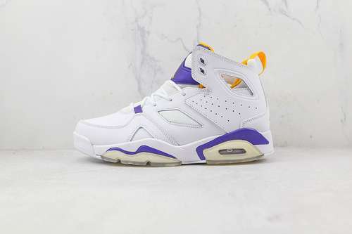 【360】[DC7329-105]-[JORDAN FLIGHT CLUB 91 LAKERS WHITE/COURT PURPLE/UNIVERSITY GOLD]-[MAN:40-46]