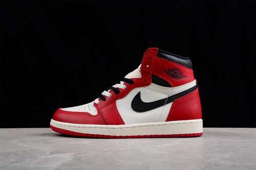 【550】[DZ5485-612]-[AIR JORDAN 1 RETRO HIGH OG LOST &amp; FOUND VARSITY RED/BLACK/SAIL/MUSLIN]