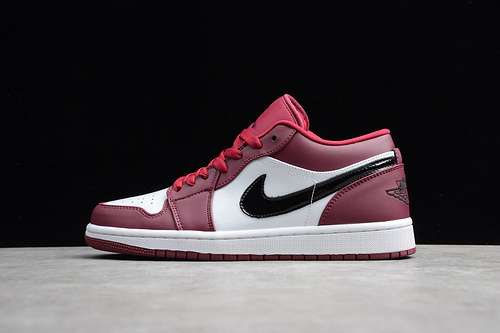 【300】[553558-604]-[AIR JORDAN 1 LOW NOBLE RED/BLACK-WHITE-NOBLE RED]-[UNISEX:36-47.5]