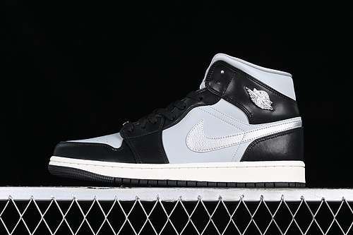 【300】[FB9892-002]-[AIR JORDAN 1 MID SE BLACK CHROME WHITE/GREY/BLACK]-[WOMAN:36-39]-[MAN:40-46]