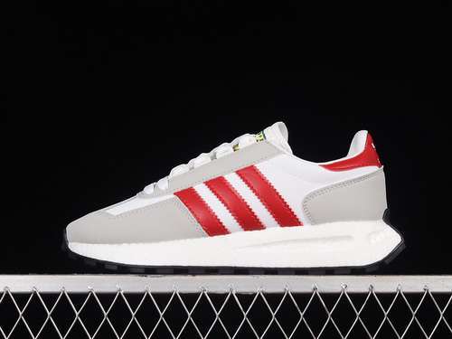 【300】[HQ6761]-[RETROPY E5 SHOES CLOUD WHITE/LIGHT GREY/GYM RED]-[WOMAN:36-39]-[MAN:40-45]