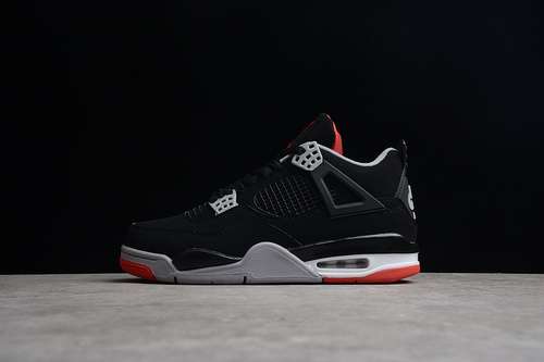【500】[308497-060]-[AIR JORDAN 4 RETRO OG 2019 BLACK/CEMENT GREY-SUMMIT WHITE-FIRE RED]