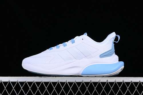 【270】[HP6618]-[ADIDAS ALPHABOUNCE + WHITE/BLUE]-[WOMAN:36-39]-[MAN:40-45]