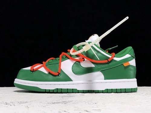 [CT0856-100]-[PLUS OW X FUTURA X DUNK LOW POWDER GREEN/WHITE]-[MAN:39-46]
