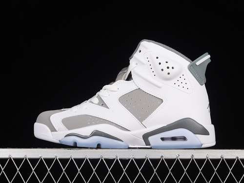 【380】[CT8529-100]-[AIR JORDAN 6 RETRO WHITE/MEDIUM GREY/COOL GREY]-[WOMAN:36-39]-[MAN:40-47.5]