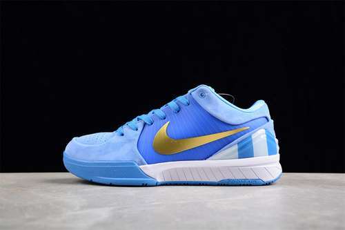 【320】[344335-411]-[NIEK ZOOM KOBE 4 PROTRO BLUE/WHITE/GOLD]-[MAN:40-46]