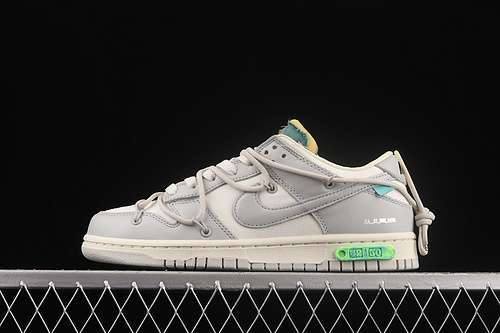 【450】[DM1602-117]-[OW X SB DUNK LOW LOT 42 OF 50 SAIL/NEUTRAL GREY/LIGHT BONE]-[UNISEX:36-47.5]