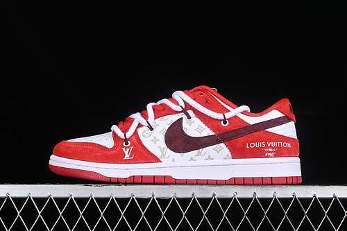 【380】[FC1688-174]-[SB DUNK LOW L*V WHITE/BROWN/RED]-[WOMAN:36-39]-[MAN:40-45]