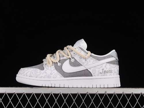 【350】[DJ9955-100]-[DUNK LOW ESS WHITE/GREY]-[WOMAN:36-39]-[MAN:40-46]