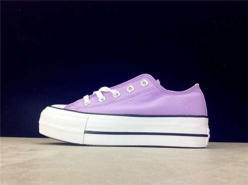 【220】[564384C]-[CHUCK TAYLOR ALL STAR LIFT LOW TOP WASHED LILAC/BLACK/WHITE]-[WOMAN:35-39]