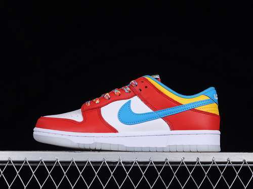 【270】[DH8009-600]-[ DUNK LOW QS LEBRON JAMES FRUITY PEBBLES RED/LASER BLUE/WHITE]-[UNISEX:36-47.5]