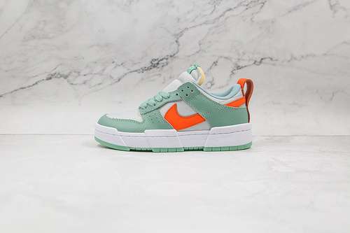 【260】[DJ3077-001]-[SB DUNK LOW DISRUPT SEA GLASS/HYPER CRIMSON-STEAM-SAIL]-[WOMAN:36-40]