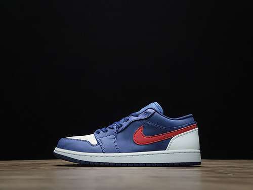 【300】[CZ8454-400]-[AIR JORDAN 1 LOW USA NAVY BLUE/WHITE/RED]-[MAN:40-45]