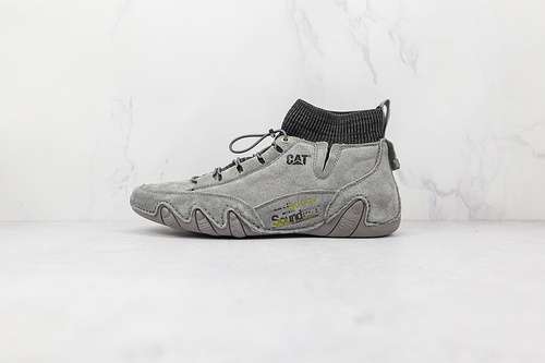 【380】[CAT SPORT BOOT MID LIGHT GREY/LIGHT GREY/BLACK]-[MAN:38-44]