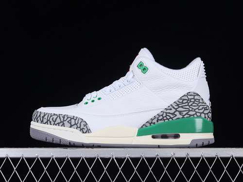 【400】[CK9246-136]-[AIR JORDAN 3 WHITE/VARSITY RED-LUCKY GREEN-CEMENT GREY-ANTHRACITE-SAIL]